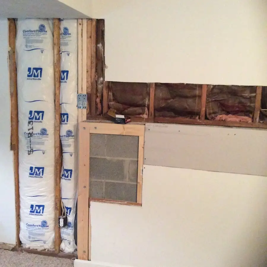Wall insulation replacement during Odor Removal & Deodorization in Wheeling